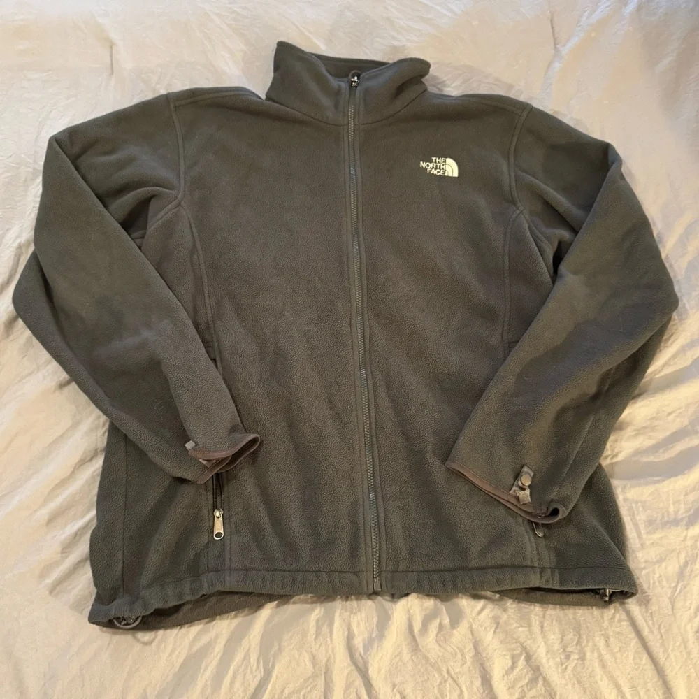The North Face Polartec‎ Men's Fleece Jacket Gray Size XL